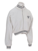 Off White Emb Script Logo Regular Zipup White Blue