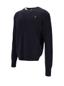 Ami Pull Col Rond Avec Ami De Coeur Contraste