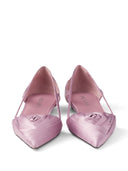 Prada Satin Finish Cut Out Ballerinas