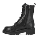 Ash Dover Black Leather Combat Boot