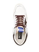 Golden Goose Sky Star Nappa-Obermaterial und Sporen-Nylon-Zunge, Wildleder-Stern