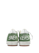 Golden Goose Ballstar Nappa Upper Toe And Spur Nylon Tongue Leather Star Laminated Heel
