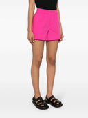 Parosh Elasticated Waist Cotton Shorts