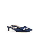 Sergio Rossi Denim Effect Mules