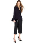 Elisabetta Franchi Black Double Breasted Blazer