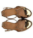 Sergio Levantesi Stella Bronze-Sandale mit Absatz