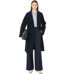 Max Mara Weekend Civada Blauer Gürtelmantel
