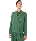 Max Mara Weekend Nembi Grüner zweireihiger Blazer