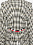 Thom Browne High Break Exposed Catch Vent Sportcoat In Gunclub Check Hunting Tweed