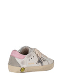 Golden Goose Super Star Leather Upper And Heel Laminated Star Suede Spur