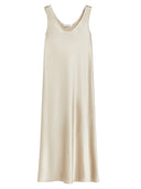 Max Mara Fluering Dress in seta satinata