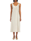 Max Mara Fluering Dress in seta satinata