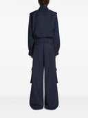 Dries Van Noten Piers Tris 1176 M.W.Pants Nav