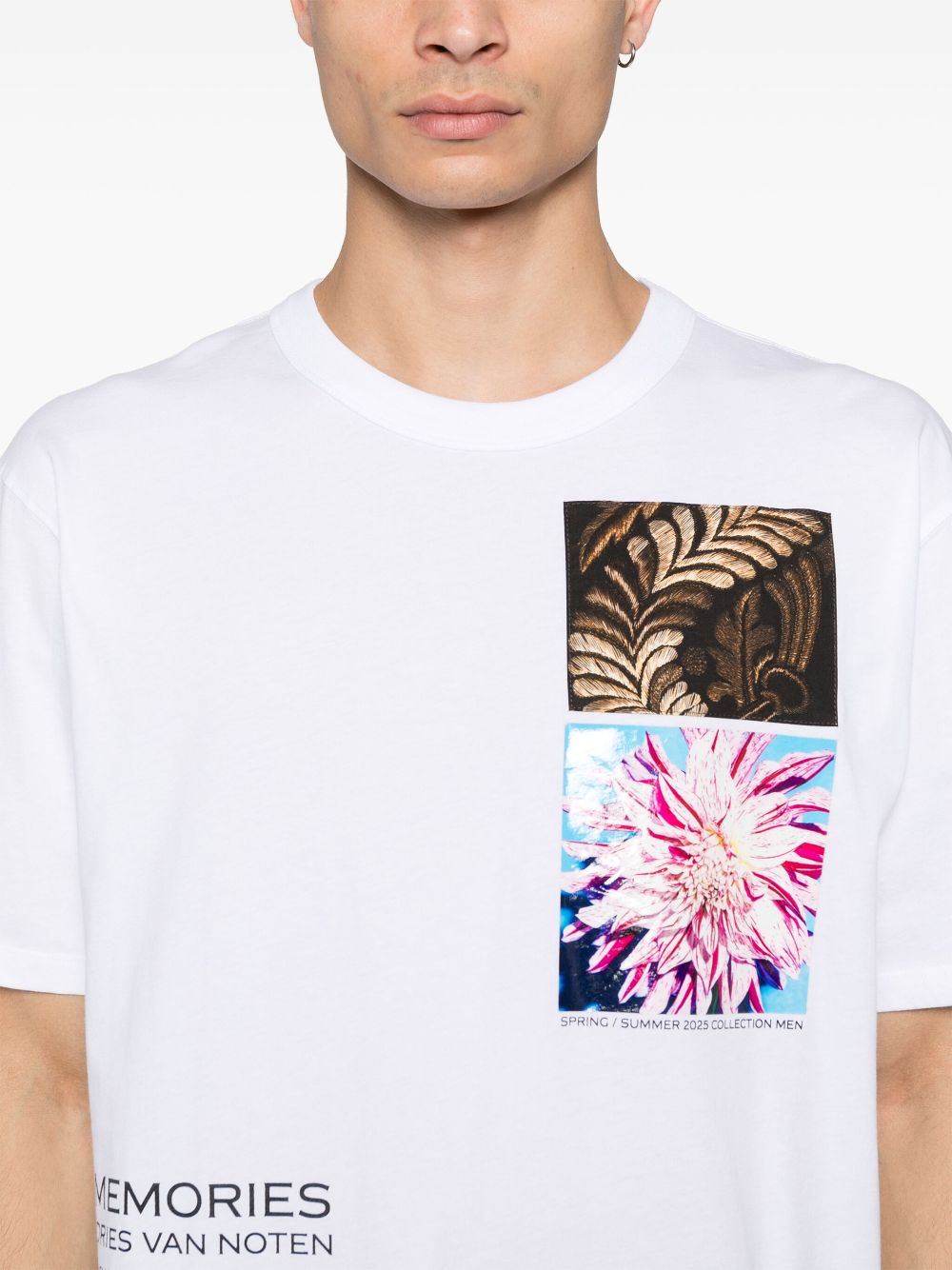 Dries Van Noten Heer Pr 1600 M.K.Ss.T Shirt Whi – Balardi