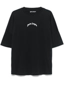 Palm Angels T -shirt med buet logo