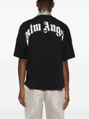 Palm Angels T -shirt med buet logo