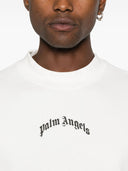 Palm Angels Sweatshirt With Curved Logo