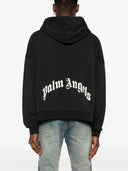 Sudadera de Palm Angels con logotipo curvado y capucha