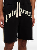Palm Angels Sports Shorts With Logo