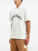Palm Angels Polo Shirt con ricamo a logo