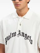 Palm Angels Polo Shirt con ricamo a logo