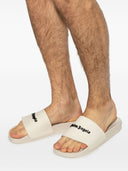 Palm Angels Slide Sandals With Application