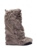 The Attico Taupe ``Robin`` Combat Boot