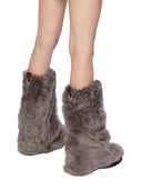 The Attico Taupe ``Robin`` Combat Boot