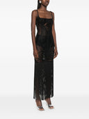 The Attico Midi Dress With Embroidery