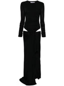 The Attico Long Dress With Cut Out Detail