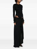 The Attico Long Dress With Cut Out Detail