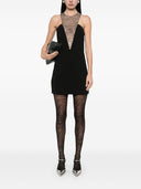 The Attico Short Dress With Beaded Decoration