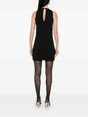 The Attico Short Dress With Beaded Decoration