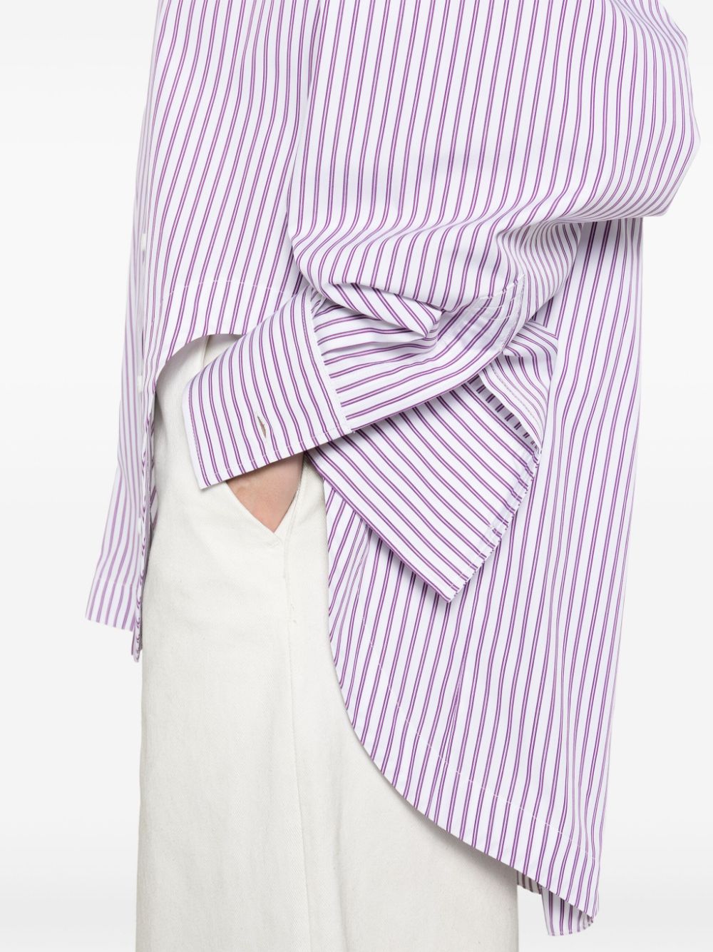 The Attico Striped Shirt