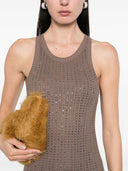 Das Attico -kurze Kleid mit Dekoration