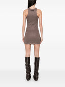 Das Attico -kurze Kleid mit Dekoration