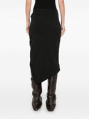 The Attico Asymmetric Midi Skirt