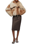 The Attico Beige Two Tone Jacket