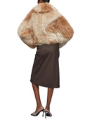 The Attico Beige Two Tone Jacket