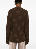 Uma Wang Cardigan With Jacquard Pattern