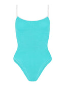 Hunza G Pamela One Piece Swimsuit z marszczonym efektem