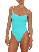 Hunza G Pamela One Piece Swimsuit z marszczonym efektem