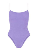 Hunza G Pamela One Piece Swimsuit z marszczonym efektem