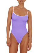 Hunza G Pamela One Piece Swimsuit z marszczonym efektem