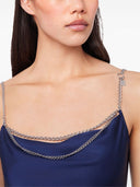 Rabanne Long Dress With Chain Straps