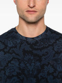 Etro T -skjorta med paisley -tryck