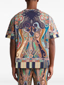 Etro T -skjorta med paisley -tryck