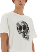 Alexander Mc Queen Skull Print T Shirt