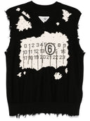 Mm6 Maison Margiela Tank Top With Numbers Motif