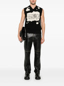 Mm6 Maison Margiela Tank Top With Numbers Motif